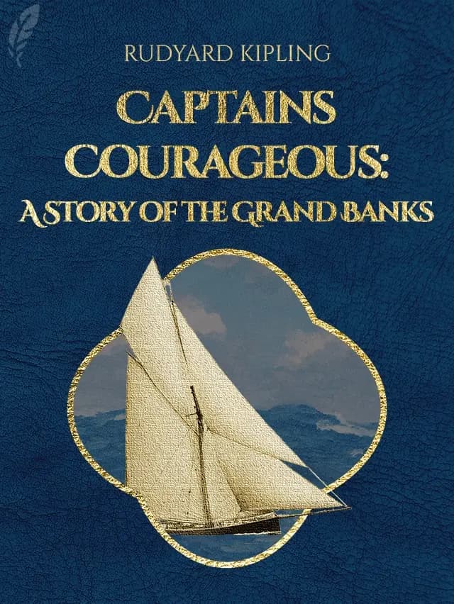 "Captains Courageous": A Story of the Grand Banks by Rudyard Kipling designed by Fabuly - Free Classic Audiobooks App